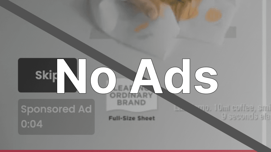 no ads