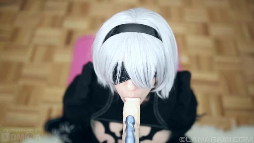 2B Of NieR Automata POV Face Fuck main thumbnail