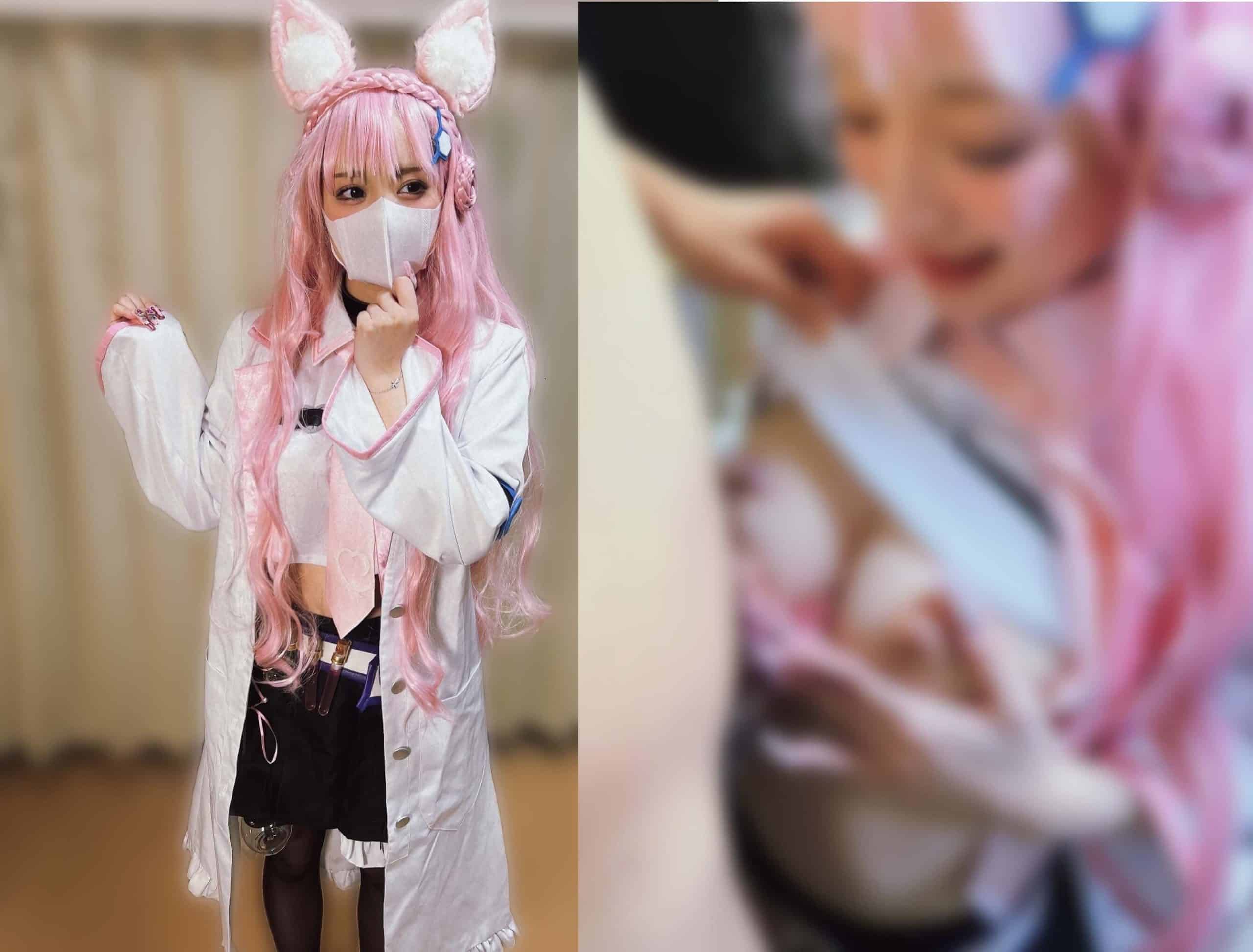 Vtuber Hiroi Koori, natural Gcup Yui-chan’s first layer debut. Moe voice and titty fuck feel so good!