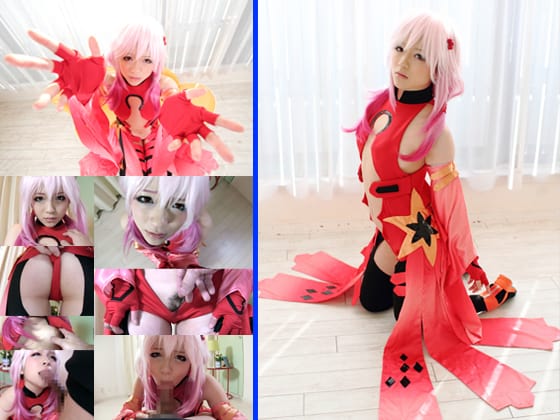 美少女コスプレイヤーが勃起したムスコとタマをねっとりと優しく舐めバキュームフェラでドッピュっとご奉仕