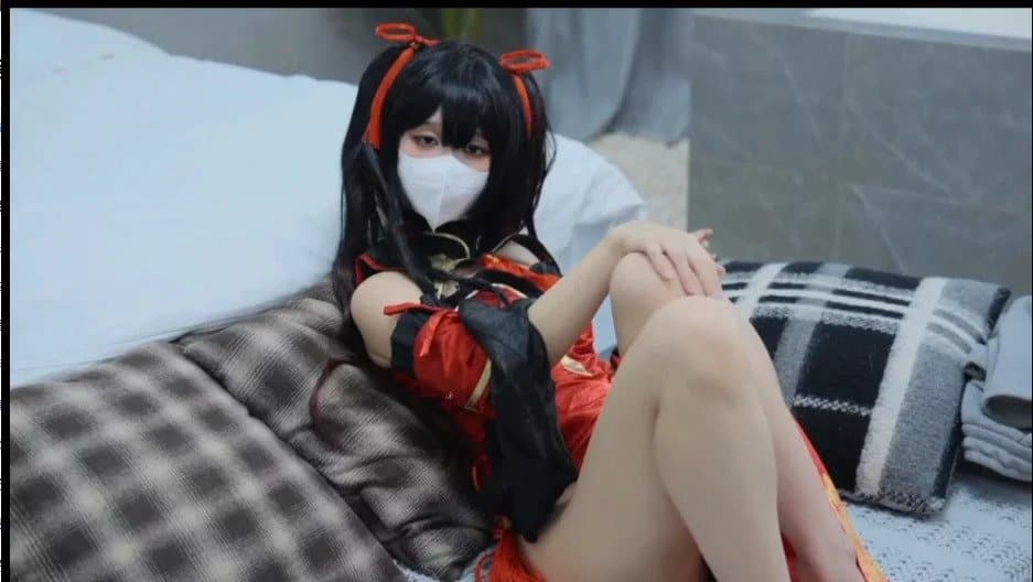 Welfare Hime Sugar Delusion_Long-Legged Sister COS Tokisaki Kurumi ​