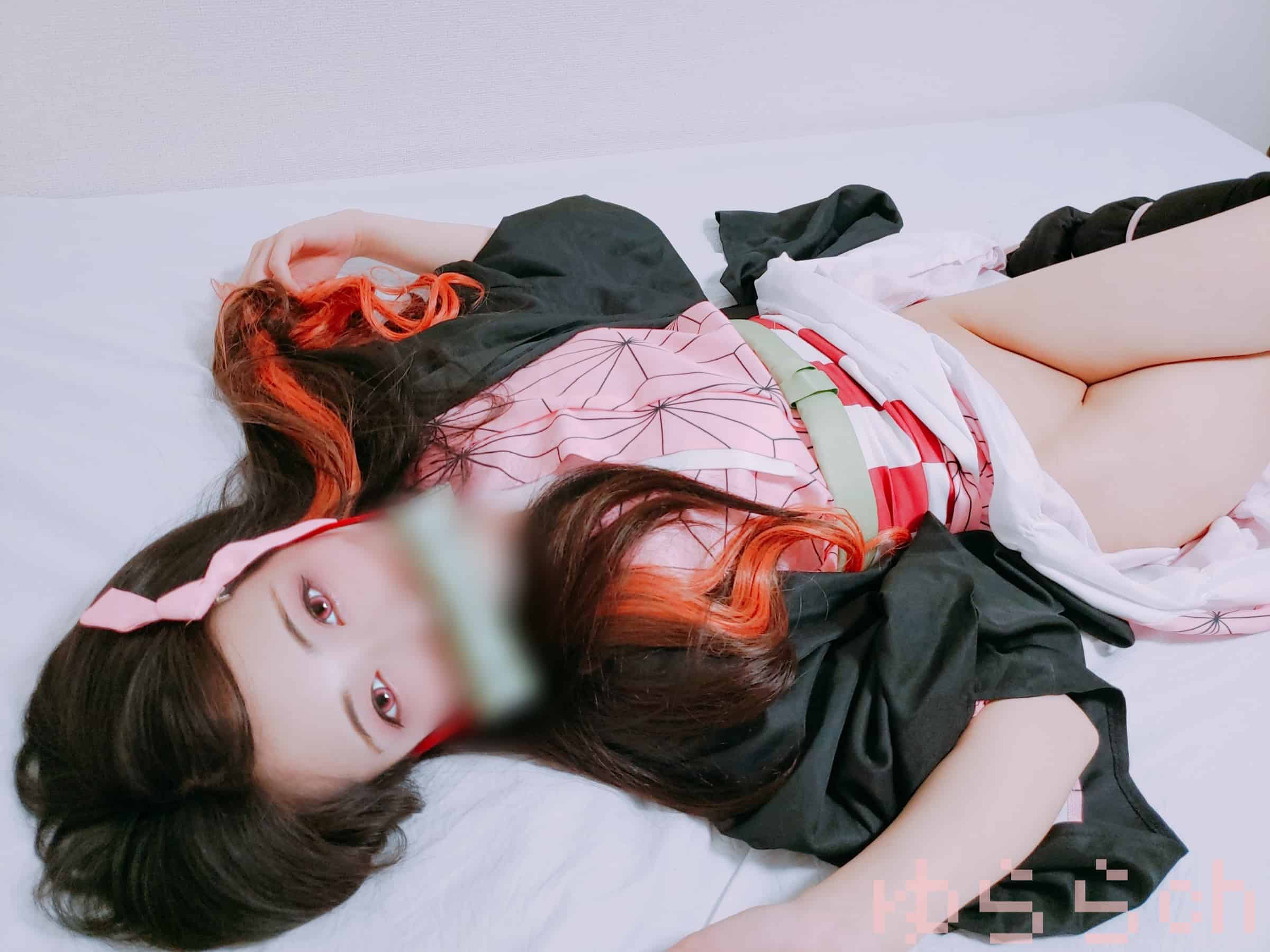 【ゆららch】鬼○の刃 禰○子　コスプレハメ撮り